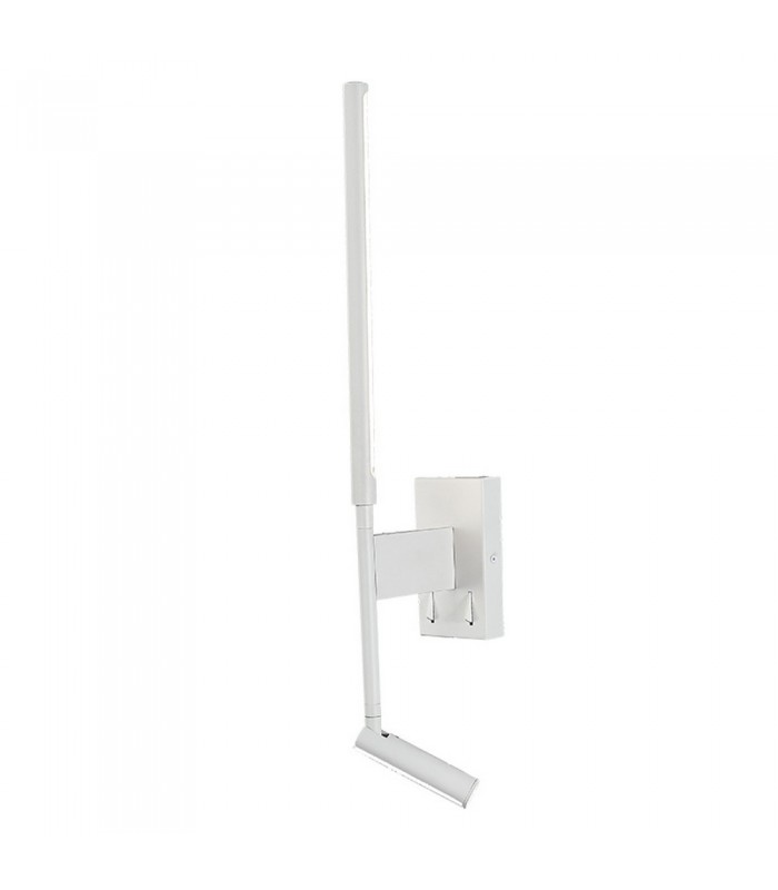 Wall + Reading Light, 6W + 3W LED, 3000K, 592lm Total, Individually Switched, Sand White - 1