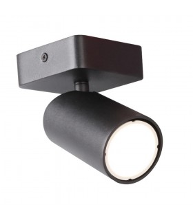 1 Light Spotlight GU10, Matt Black - 1