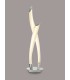 2 Light Table Lamp, 18W LED, 3000K, 1350lm, Polished Chrome, Frosted Acrylic - 3