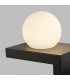 Wall Lamp Switched Globe With Mobile Phone Induction Charger, 6W LED, 3000K, 470lm, Sand Black - 4