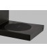 Wall Lamp Switched Globe With Mobile Phone Induction Charger, 6W LED, 3000K, 470lm, Sand Black - 6