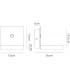 Backlight Wall Lamp Switched With Mobile Phone Induction Charger, 3W LED, 3000K, 210lm, Sand Black - 2