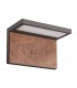 Wall Down Lamp, 13W LED, 3000K, 850lm, IP54, Anthracite, Walnut - 1