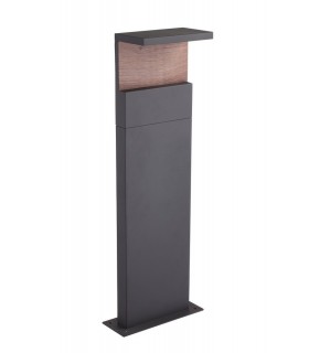 Floor Lamp Small, 13W LED, 3000K, 850lm, IP54, Anthracite, Walnut - 1