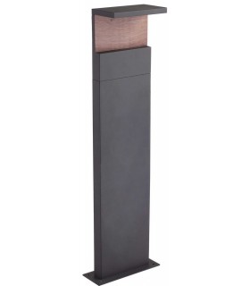 Floor Lamp Large, 13W LED, 3000K, 850lm, IP54, Anthracite, Walnut - 1