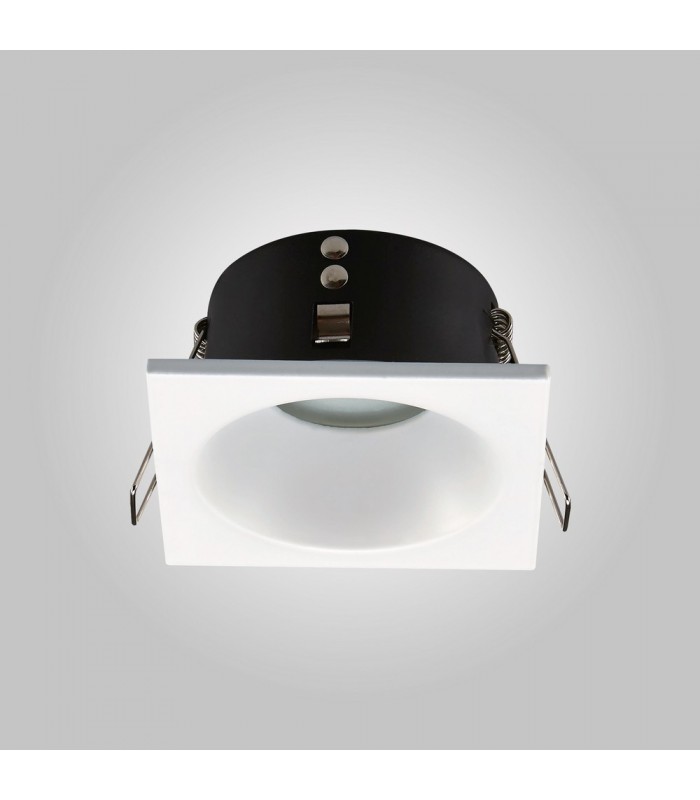 GU10 Downlight Square, 1 x GU10 (Max 12W), IP54, Matt White - 3