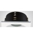 GU10 Downlight Square, 1 x GU10 (Max 12W), IP54, Matt White - 4
