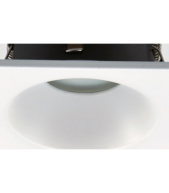 GU10 Downlight Square, 1 x GU10 (Max 12W), IP54, Matt White - 6
