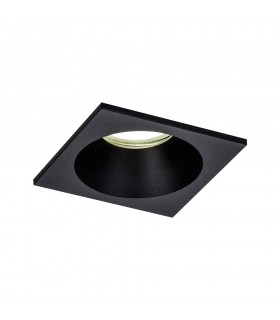 GU10 Downlight Square, 1 x GU10 (Max 12W), IP54, Matt Black - 1