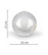 Tube Globe Pendant Ceiling Light Black Transparent Glass Shade 3x E27-6