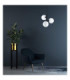 Tube Globe Pendant Ceiling Light Black Smoky Glass Shade 3x E27-2