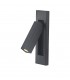 Wall Lamp, 3W LED, 3000K, 210lm, Sand Black - 1