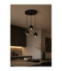Simply Cluster Pendant Ceiling Light Black 3x E27-2