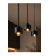 Simply Cluster Pendant Ceiling Light Black 3x E27-3