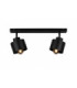 Simply Twin Ceiling Spotlight Black 2x E27-5