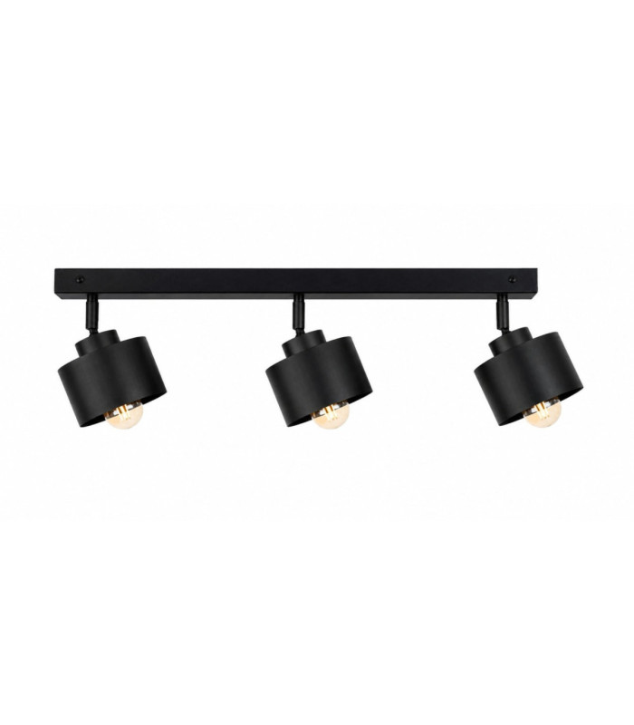 Simply Ceiling Spotlight Bar Black 3x E27-1