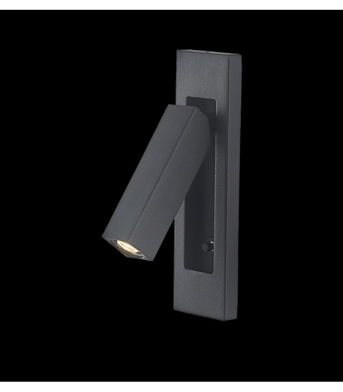 Wall Lamp, 3W LED, 3000K, 210lm, Sand Black - 3