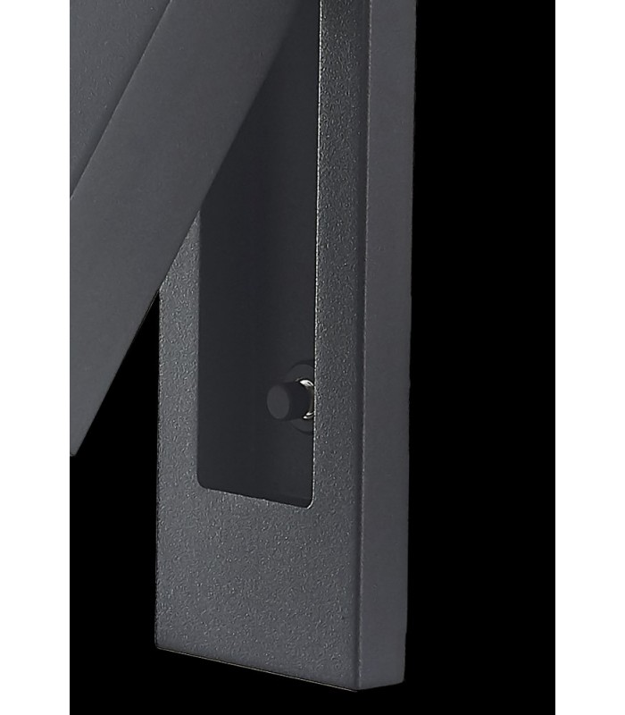 Wall Lamp, 3W LED, 3000K, 210lm, Sand Black - 6