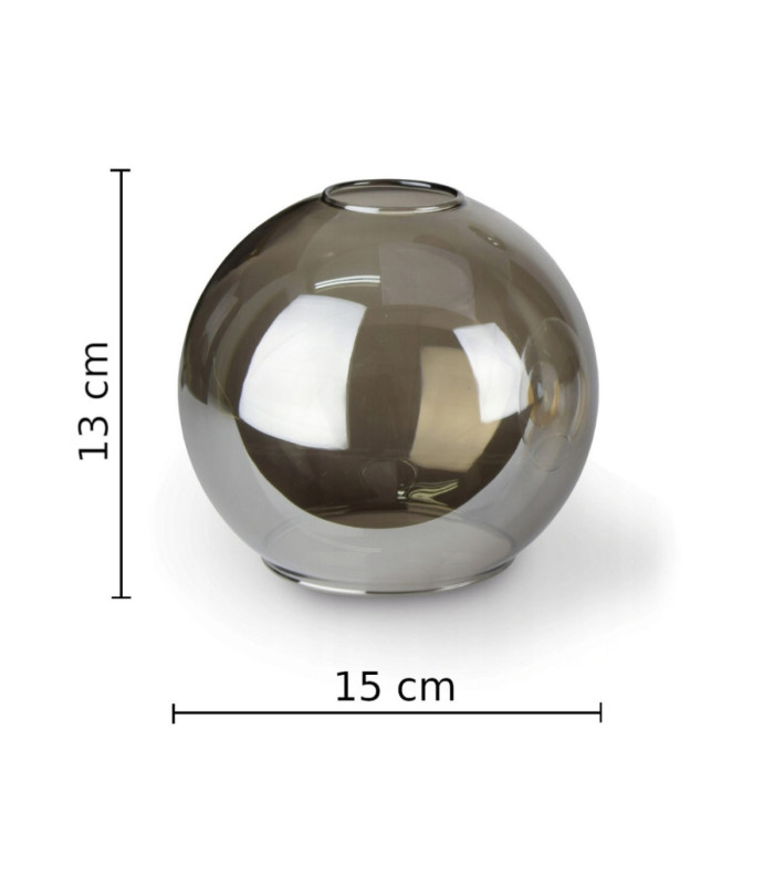 Lacrima Cluster Pendant Ceiling Light Black Gold Smoky Glass Shade 3x E27-7