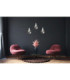 Lacrima Bar Pendant Ceiling Light Black Silver Smoky Glass Shade 3x E27-2