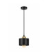 Simply Slim Pendant Ceiling Light Black Gold 1x E27-1