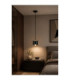 Simply Slim Pendant Ceiling Light Black Gold 1x E27-2