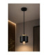 Simply Slim Pendant Ceiling Light Black Gold 1x E27-3