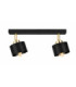 Simply Twin Ceiling Spotlight Black Gold 2x E27-1