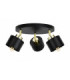 Simply Ceiling Spotlight Clusters Black Gold 3x E27-1