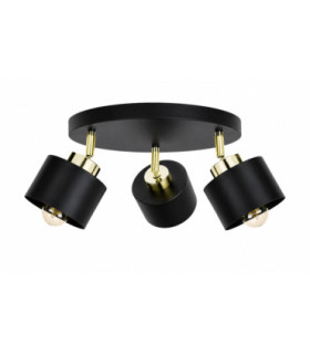 Simply Ceiling Spotlight Clusters Black Gold 3x E27-1