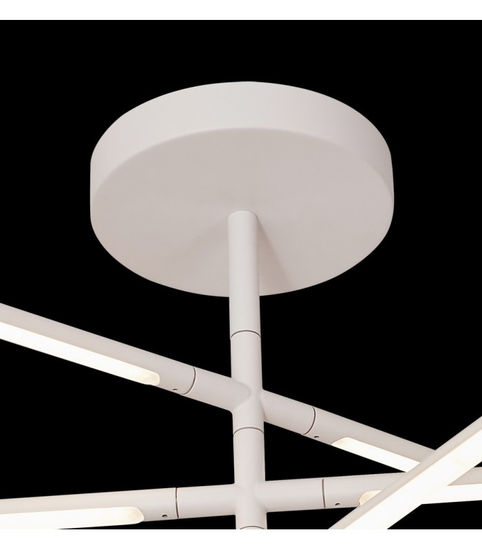 Semi Flush Ceiling, 36W LED, 3000K, 2850lm, Sand White - 5