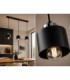 Simply Bar Pendant Ceiling Light Black Silver 3x E27-3