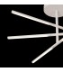 Semi Flush Ceiling, 36W LED, 3000K, 2850lm, Sand White - 6