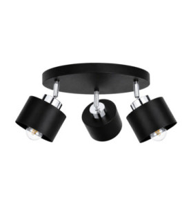 Simply Ceiling Spotlight Clusters Black Silver 3x E27-1