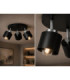 Simply Ceiling Spotlight Clusters Black Silver 3x E27-3