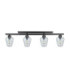 Flos Ceiling Spotlight Bar Black Transparent Glass Shade 4x E27-1