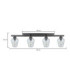 Flos Ceiling Spotlight Bar Black Transparent Glass Shade 4x E27-2