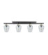 Flos Ceiling Spotlight Bar Black Gold Transparent Glass Shade 4x E27-1