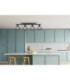 Febris Ceiling Spotlight Bar Black 4x E27-3