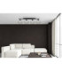 Arnica Ceiling Spotlight Bar Black 4x E27-3