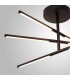 Semi Flush Ceiling, 36W LED, 3000K, 2850lm, Sand Black - 6
