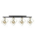 Arnica Ceiling Spotlight Bar Black Gold 4x E27-1
