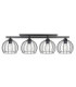 Bacca Ceiling Spotlight Bar Black 4x E27-1