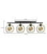 Bacca Ceiling Spotlight Bar Black Gold 4x E27-2