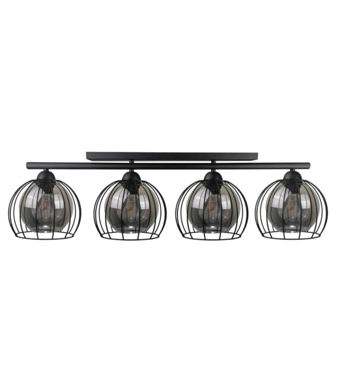 Stigma Ceiling Spotlight Bar Black 4x E27-1