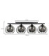 Stigma Ceiling Spotlight Bar Black 4x E27-2