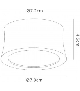 Spotlight, 7W LED, 3000K, 520lm, Sand White - 2
