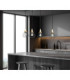 Selene Bar Pendant Ceiling Light Black Gold 4x E27-3