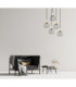 Selene Cluster Pendant Ceiling Light Black Gold 5x E27-3