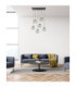 Selene Cluster Pendant Ceiling Light Black Gold 6x E27-3